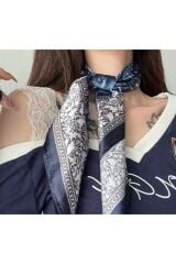 Paisley Desenli, Trendy, Güneşten Koruyan, Rüzgar Geçirmez, Çift Taraf Baskılı, Fular, Eşarp 70x70
