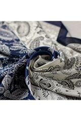 Paisley Desenli, Trendy, Güneşten Koruyan, Rüzgar Geçirmez, Çift Taraf Baskılı, Fular, Eşarp 70x70