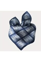 Hasır Örgü Desenli, Güneşten Koruyan, Rüzgar Geçirmez, Çift Taraf Baskılı, Fular, Eşarp 70x70