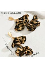 Leopar Sarkıt Küpe