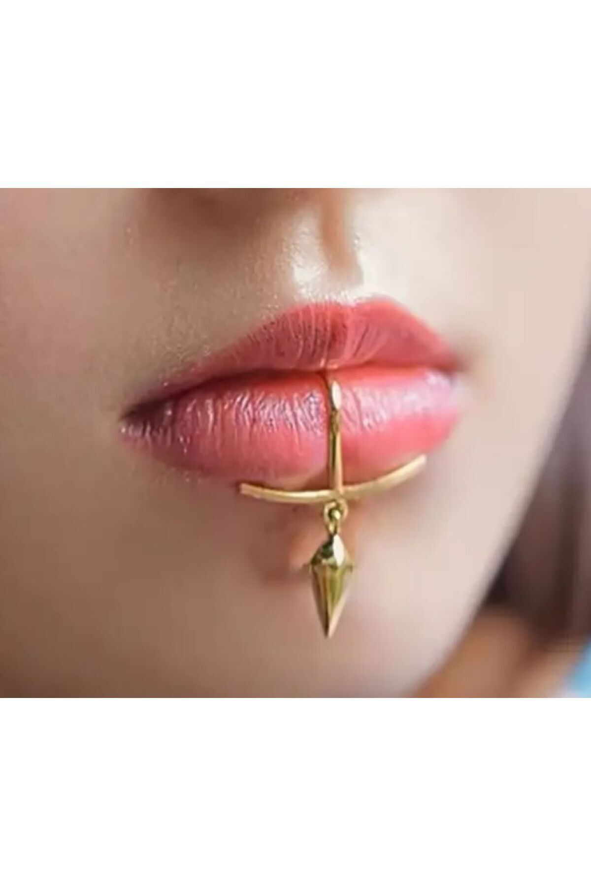 Paslanmaz Çelik Dudak Halkası Delme Gerektirmez