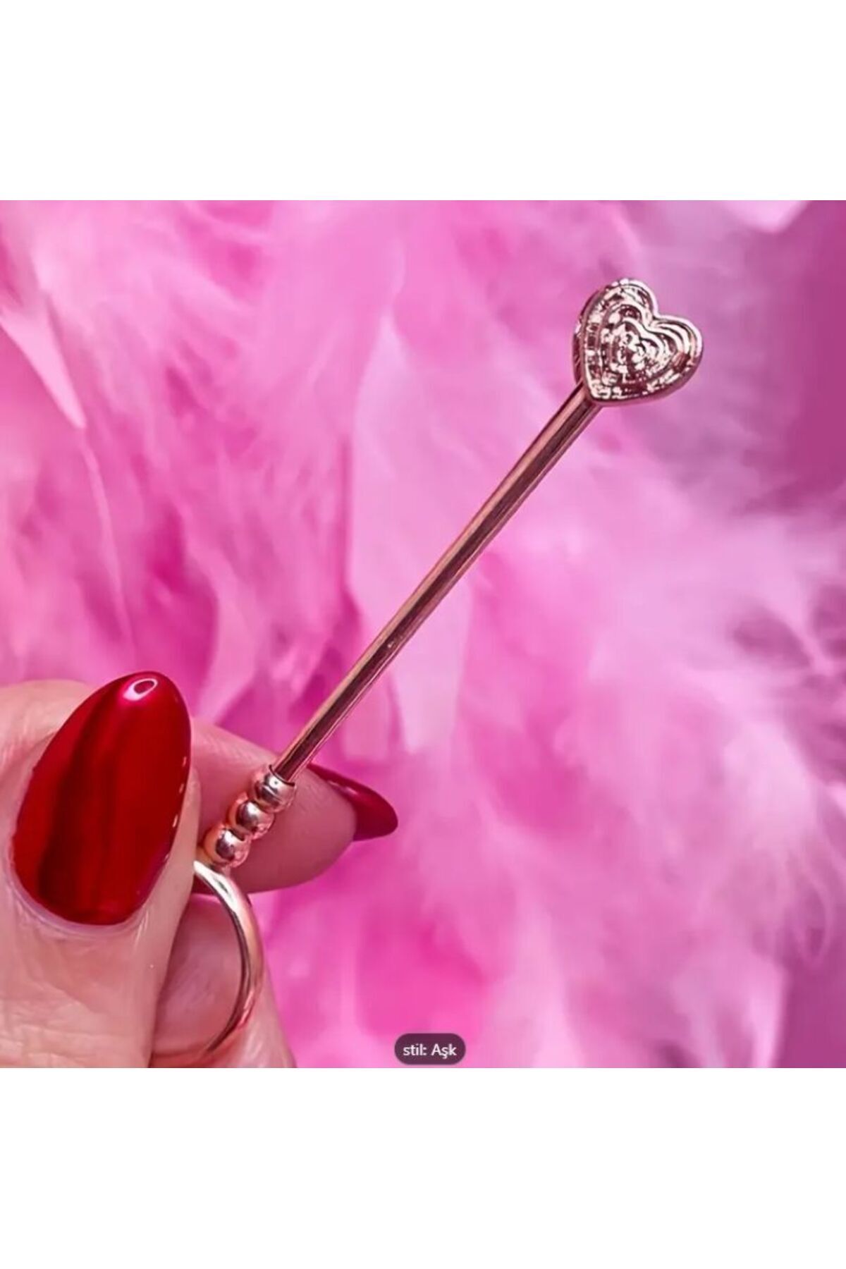 Gümüş Kaplama, Çok Fonksiyonlu, Antik, Parmak Lekesi Engelleyen, Duman Tutucu Yüzük