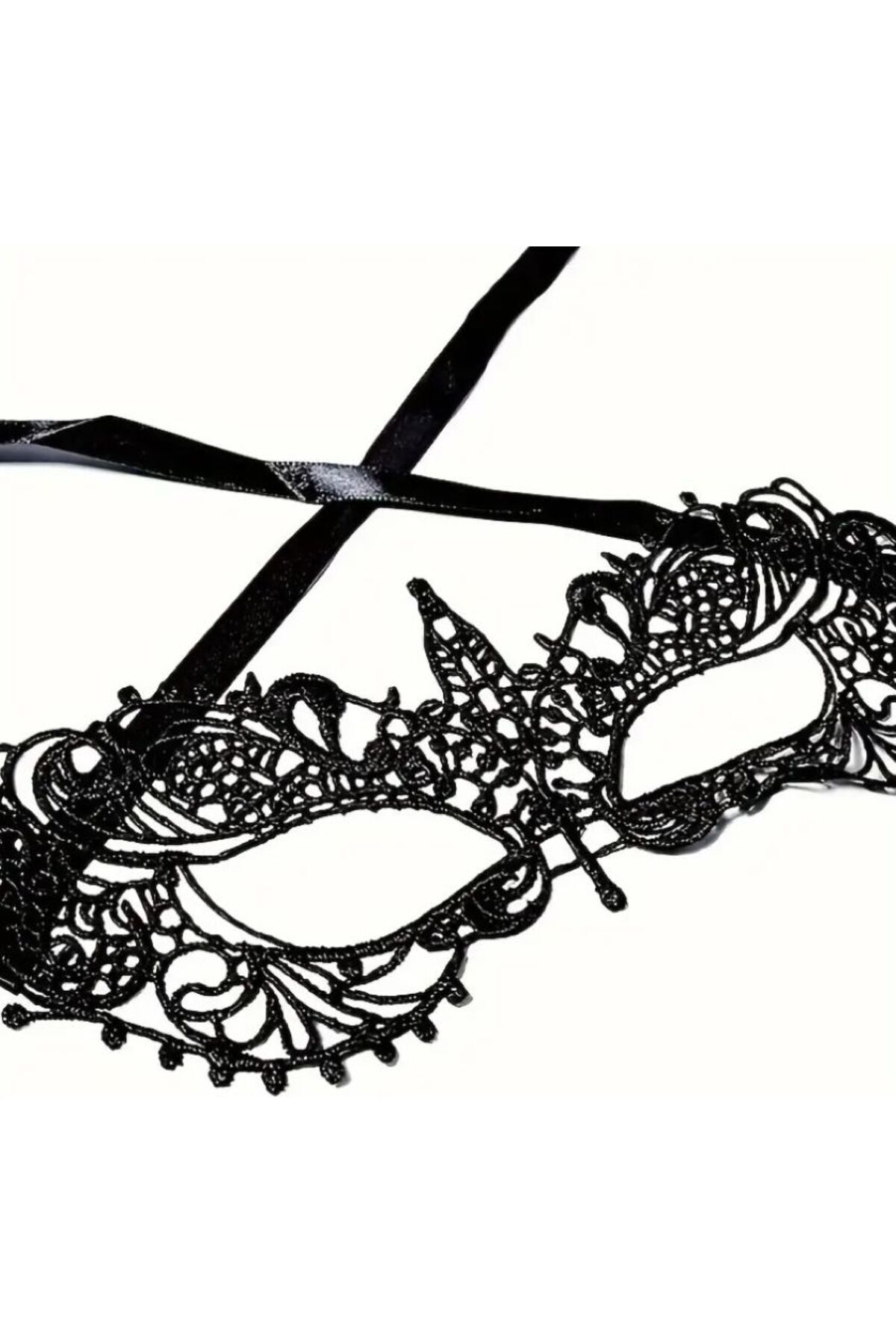 Siyah Dantel Gölge Maske