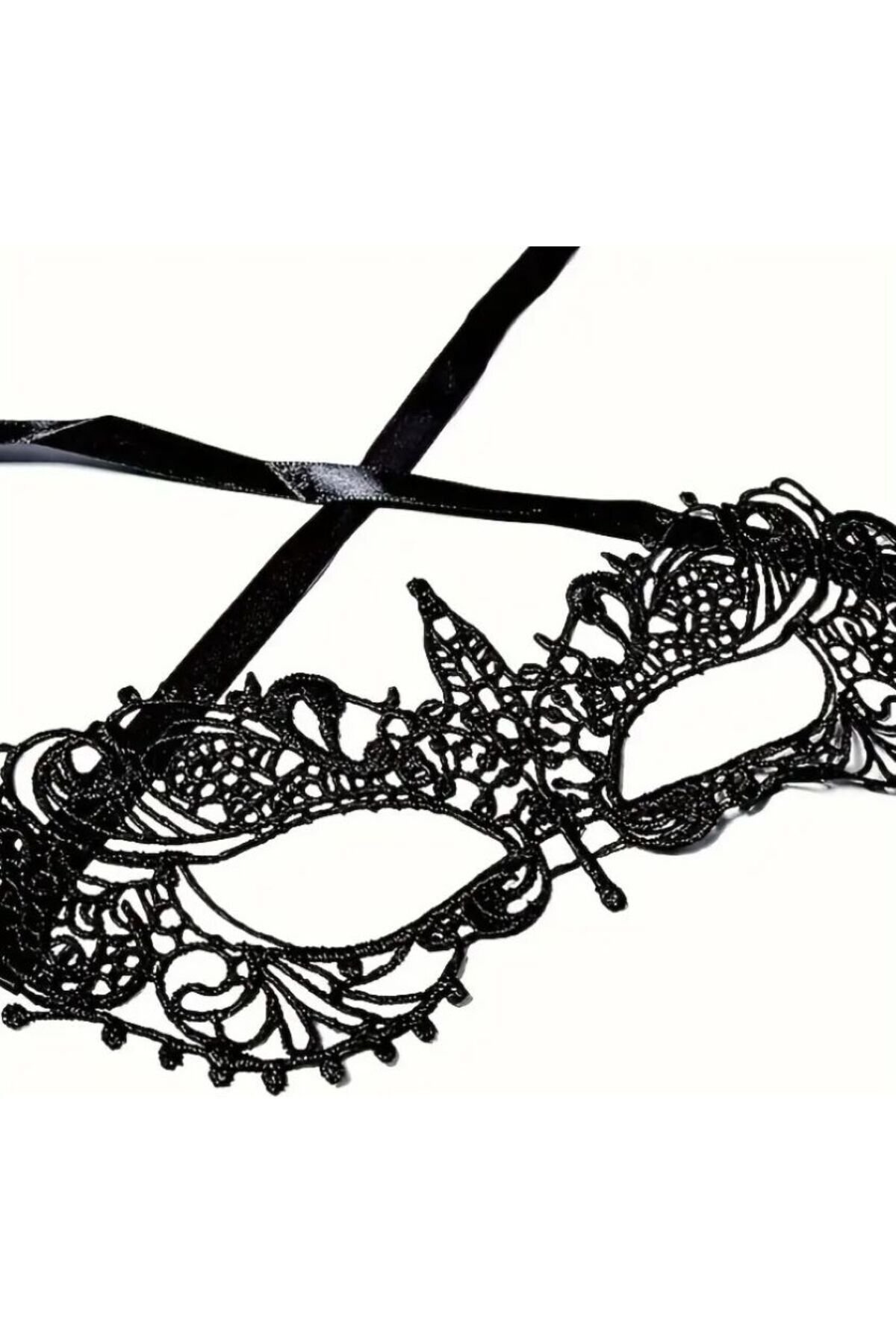 Siyah Dantel Gölge Maske