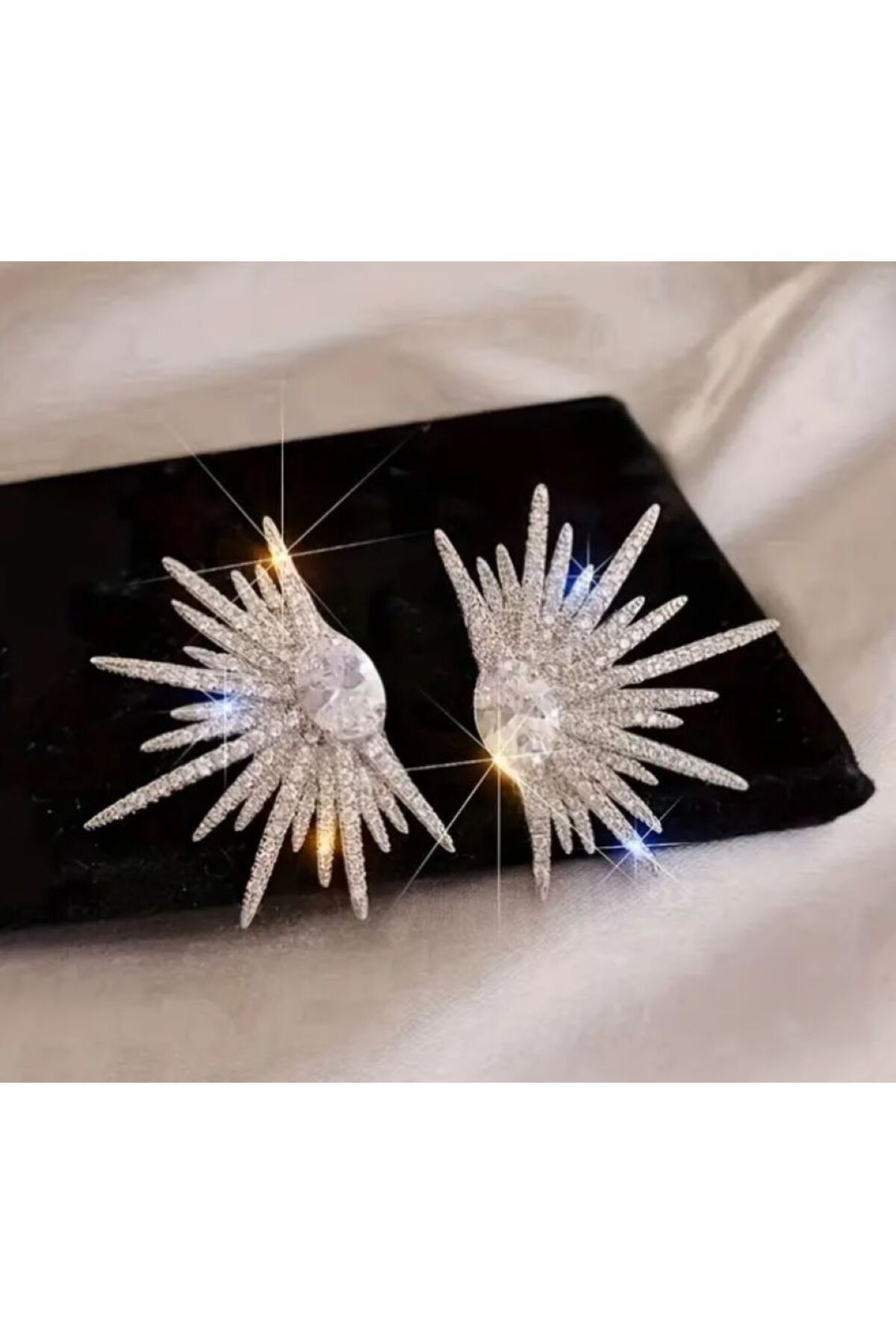 Zarif Işık Saçan Küpe-kulak iğnesi malzemesi Paslanmaz çelik