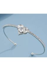 Yapay Elmas Y2K Kelepçe Bilezik