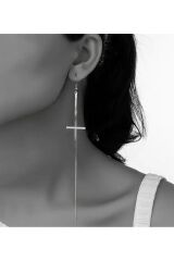 14K Altın Kaplama Retro Sarkıt Küpe