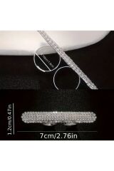 Ayarlanabilir Geometrik Çift Parmak Yüzük