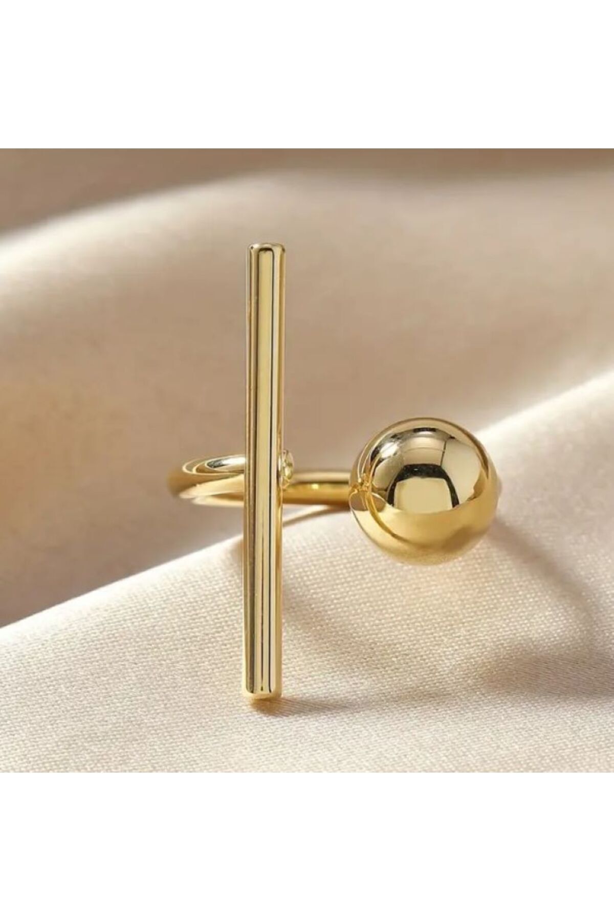 Zarif Geometrik Açık Yüzük