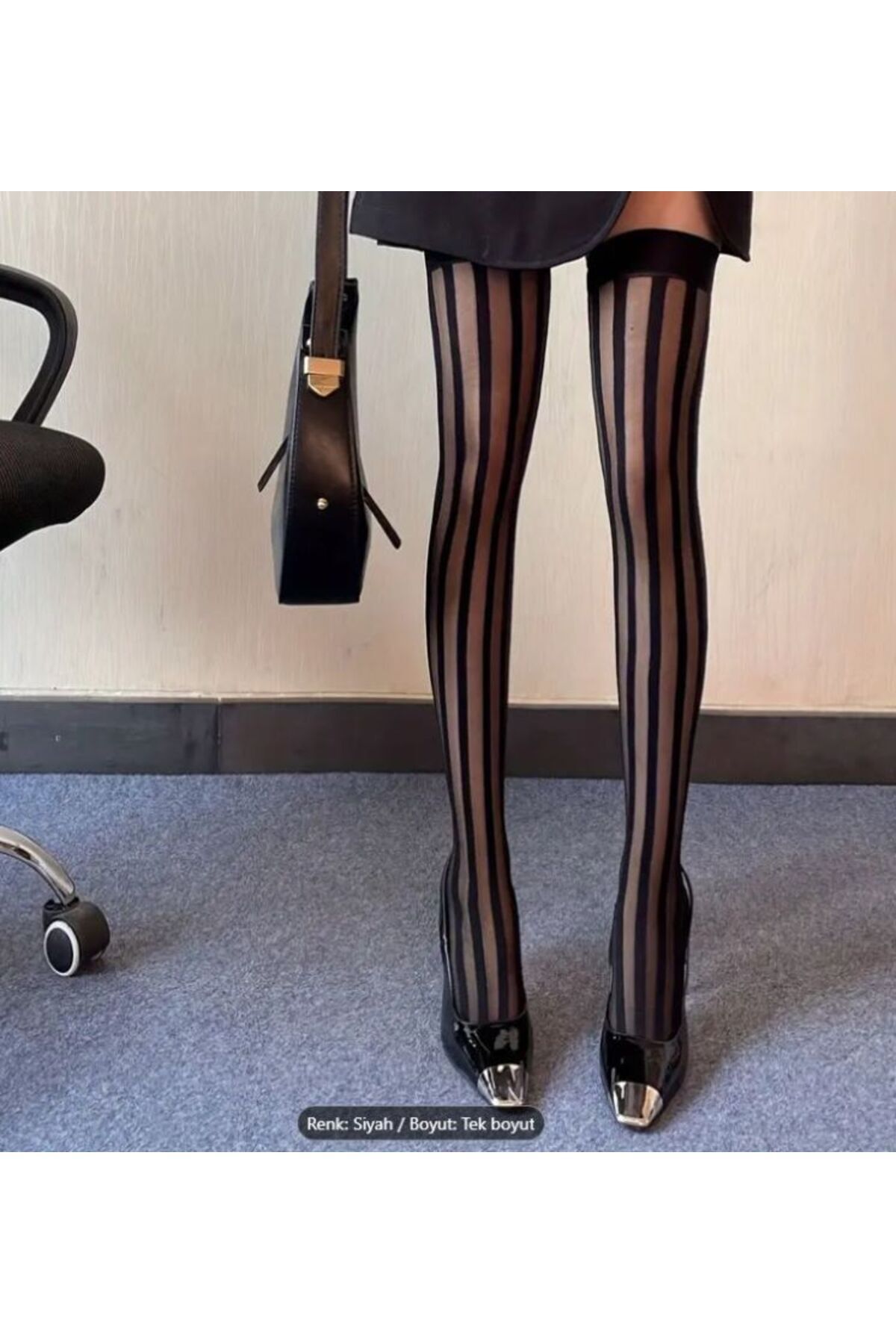 Çizgili Diz Üstü, Fantezi, Yetişkin Çorabı