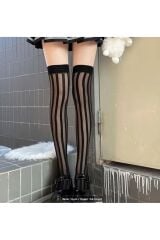 Çizgili Diz Üstü, Fantezi, Yetişkin Çorabı