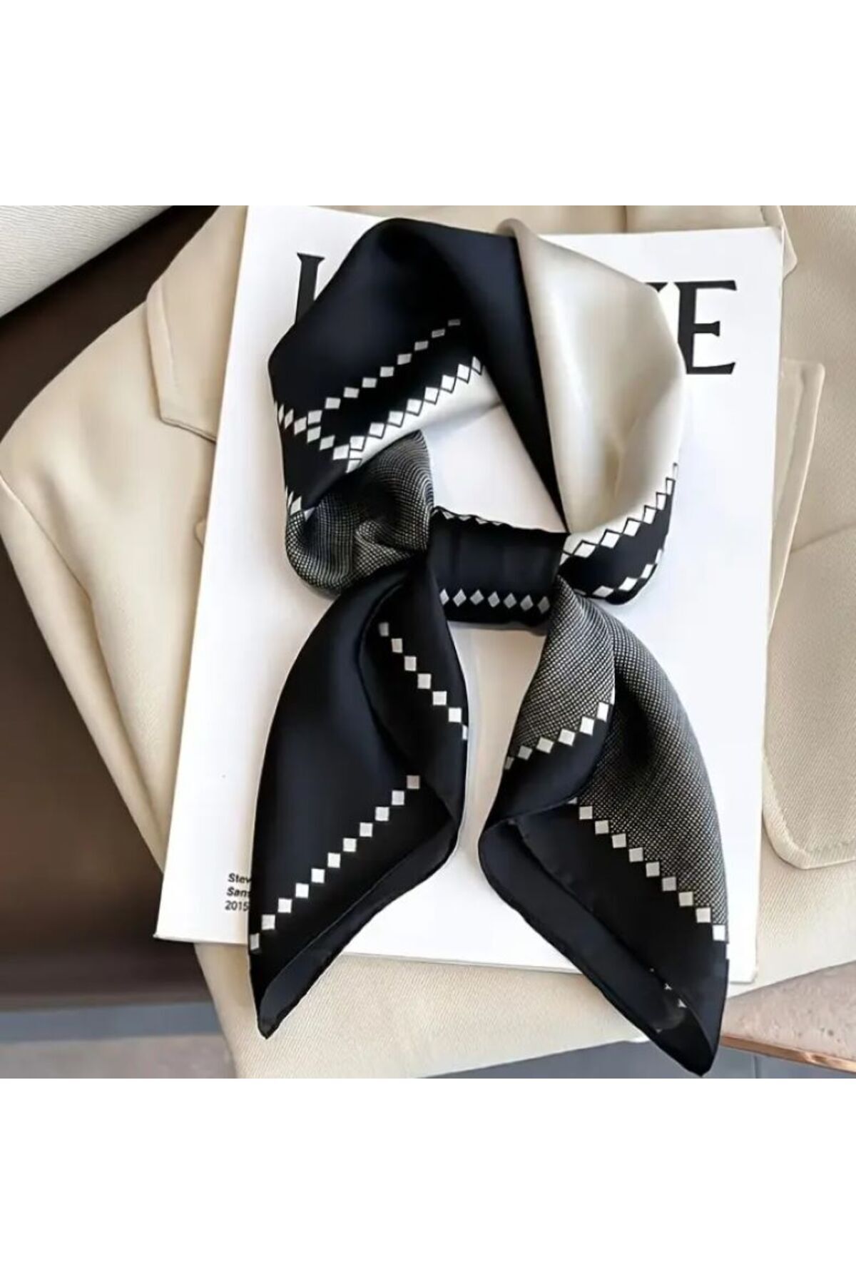 Boho Chic Nefes Alabilen, Güneş, Rüzgar Geçirmez, Çift Taraf Baskılı, Şal, Fular, Eşarp 70x70