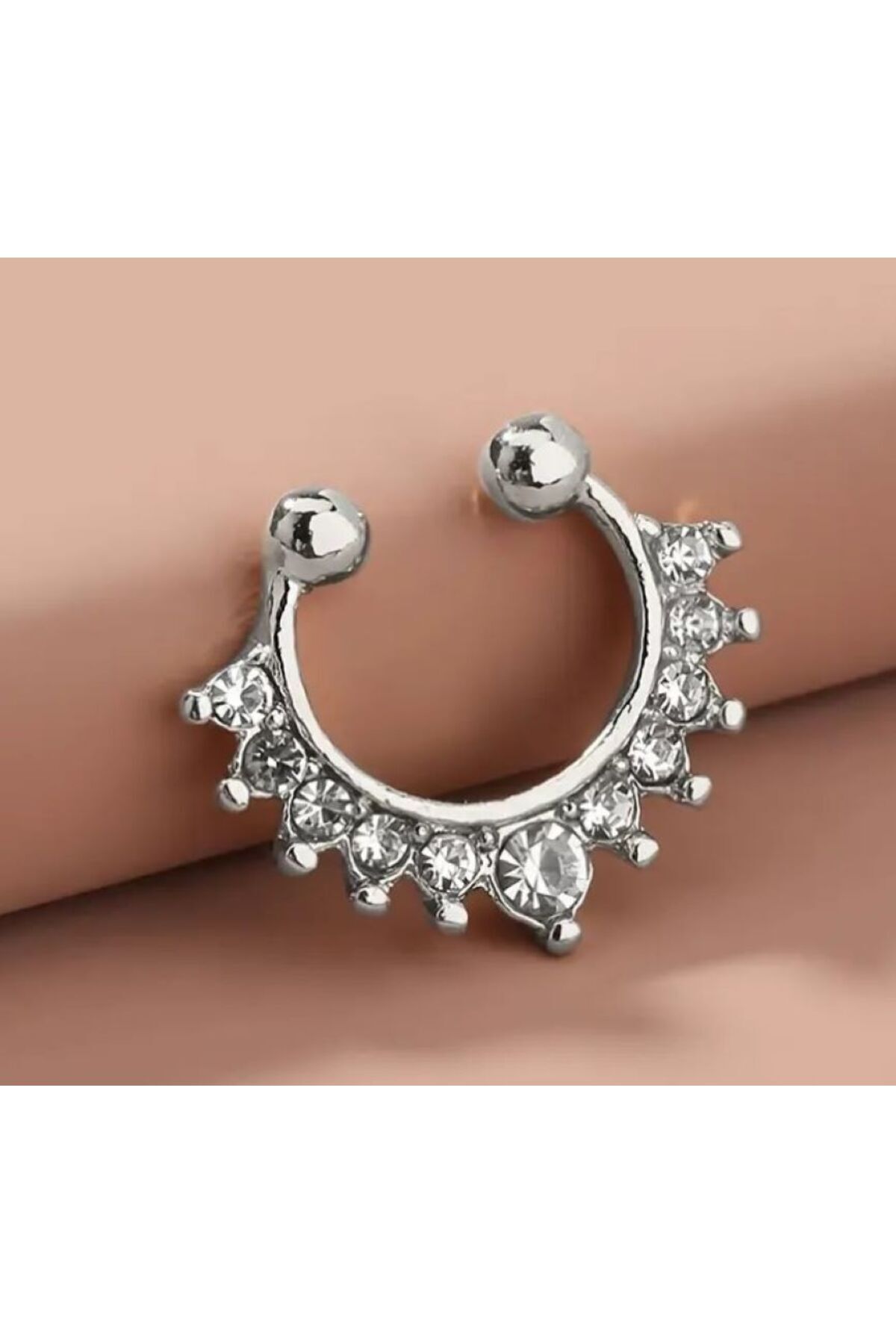 Punk Burun Halkası, Delme Gerektirmez, Vücut Aksesuarı