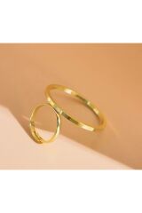 Şık retro Geometrik Yuvarlak Yüzük