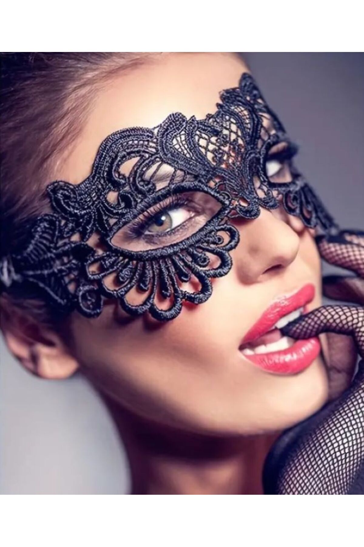 Siyah Dantel Maske (Maskeli Balo/Parti)