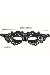 Siyah Dantel Maske (Maskeli Balo/Parti)