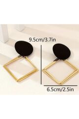 Geometrik, Elegant, Katmanlı Küpe