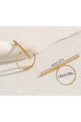 2 Adet Şık ve Minimalist 1-Kelime Geometrik  Yüzük Seti