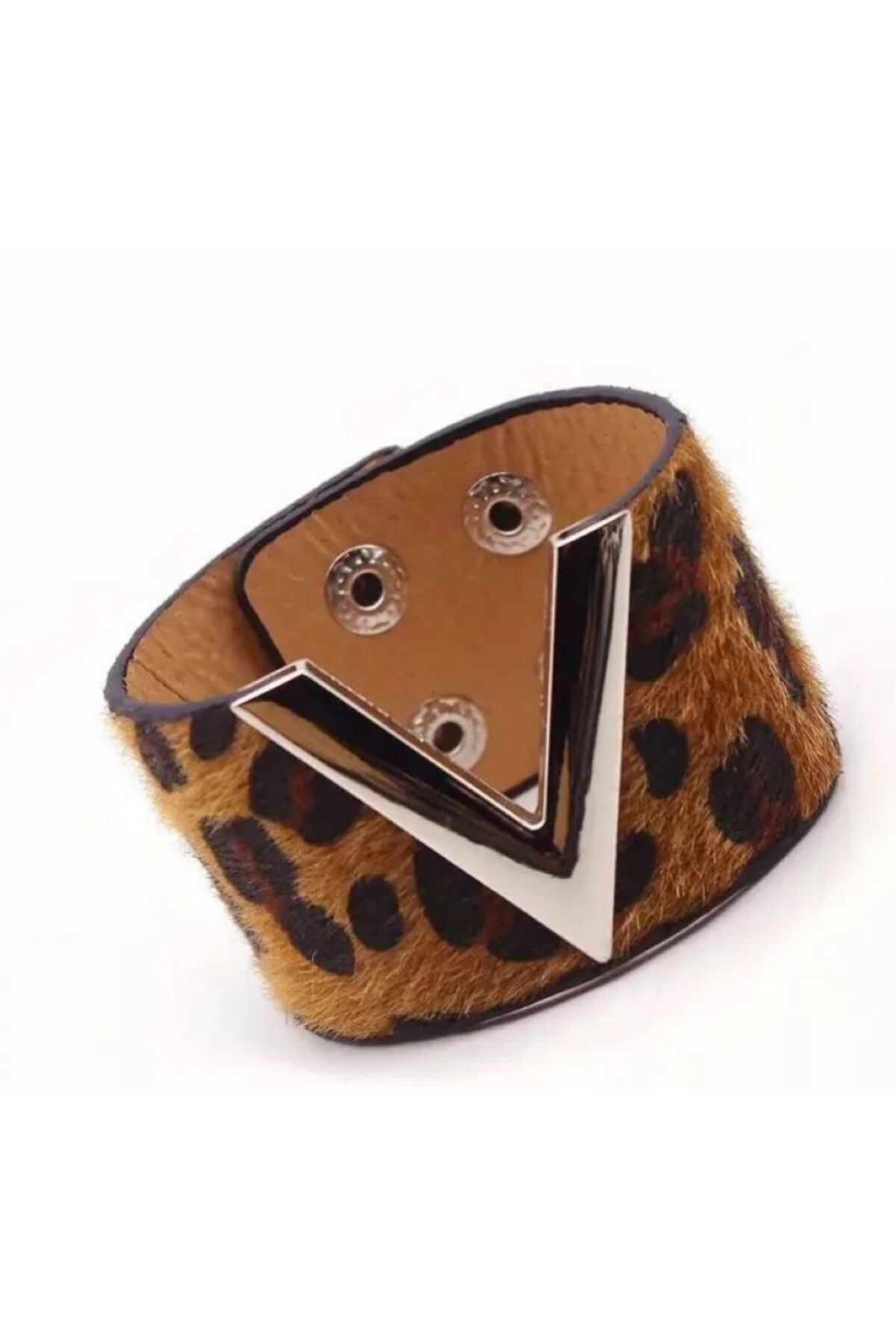 Leopar Gösterişli Vegan Bileklik