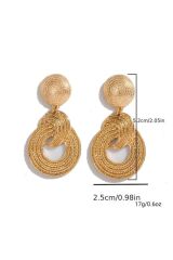 Geometrik Büyük Halka Sallanan Küpe