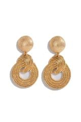 Geometrik Büyük Halka Sallanan Küpe