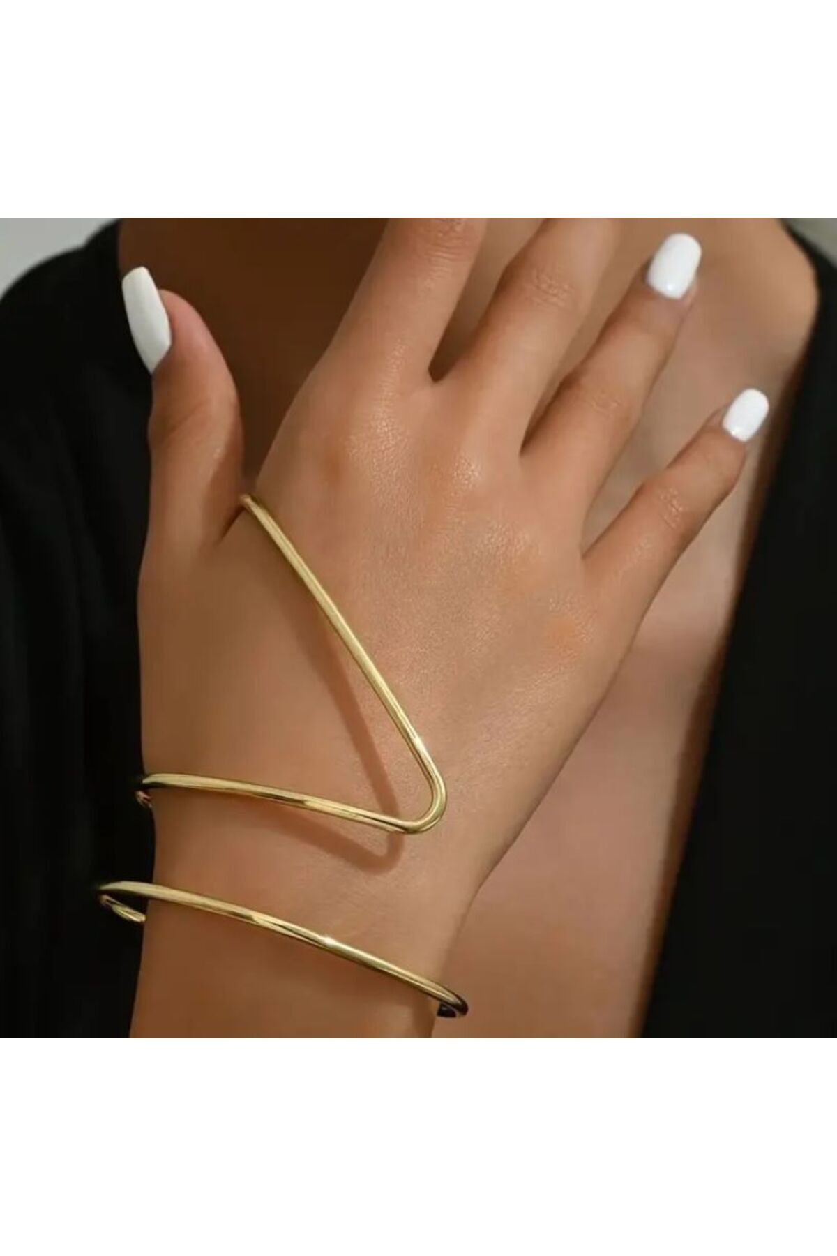 Zarif Dikkat Çeken Gold Bileklik