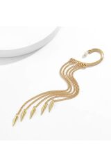 Bohem Püsküllü, İnci Detaylı Sarkıt Küpe