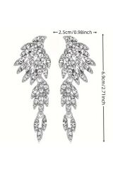 Platin Kaplama Yapay Elmas, Melek Kanadı Küpe