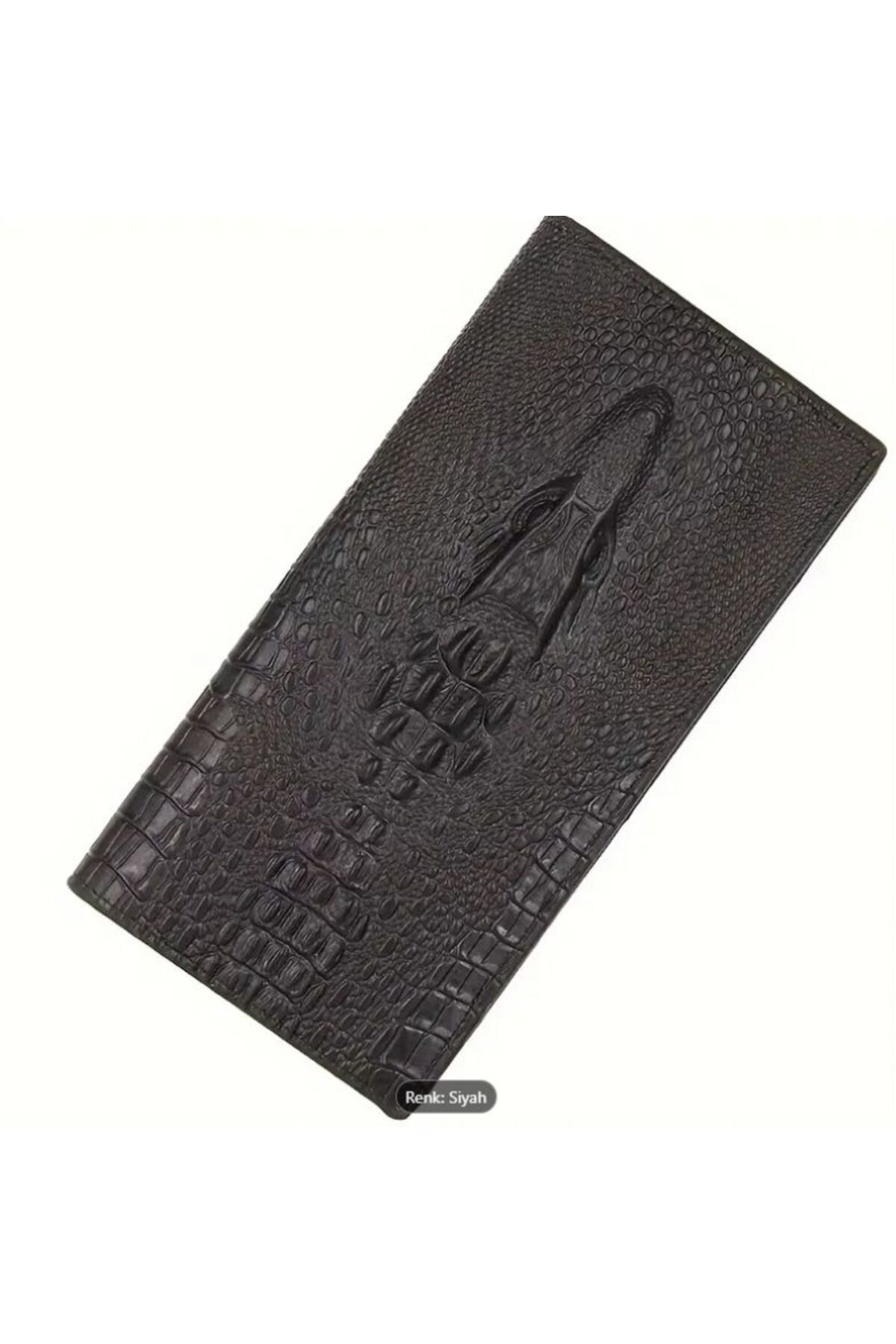 Krokodile temalı Vegan, Çok Bölmeli, Toparlayıcı, Hediyelik Erkek Cüzdanı