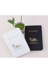 İkili Pasaport tutucu, kartvizitli ikili set, çift seyahati