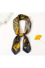 Boho, Pelikan Desenli, Güneş, Rüzgar Geçirmez, Çift Taraf Baskılı, Şal, Fular, Eşarp 70x70