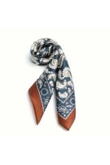 Vintage, Güneş, Rüzgar Geçirmez, Çift Taraf Baskılı, Şal, Fular, Eşarp 70x70