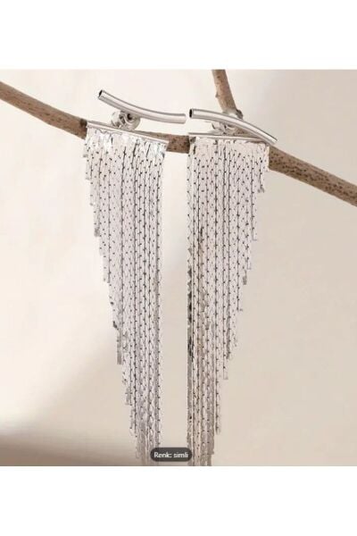 Püskül Küpe-Göz Alıcı Dangle