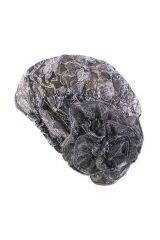 Büyük Çiçekli, Vintage, Dantel Esnek Şapka