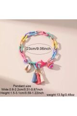 Boho Renkli Sıradışı Halhal