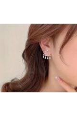 Çiçek Tasarımlı Zarif Küpe