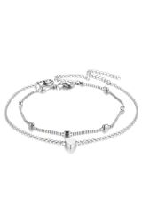 Kalp Figürlü İki katmanlı Halhal