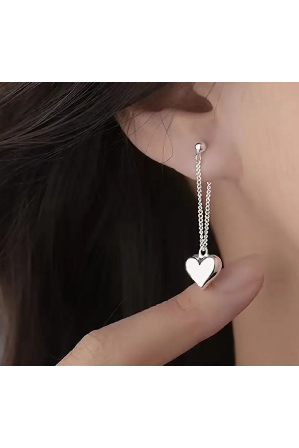 Platin Kaplama, Zincirli Kalp Küpe