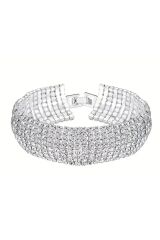 Tam Tur Zirkon Taşlı Kelepçe Bilezik