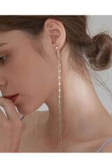 Gümüş Kaplama, Şık, Sarkıt Küpe