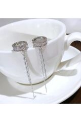 Delme Gerektirmeyen, Parıltılı, Trendy C Küpeler