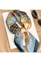 Barok Baskılı, Nefes Alan, Şal, Fular 70CMX70CM