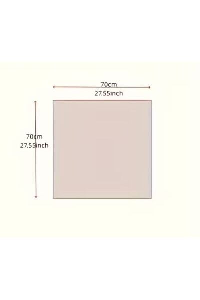 Zincirli Leopar Desenli, Çift Taraflı, Kare Saten Fular 70cmx70cm
