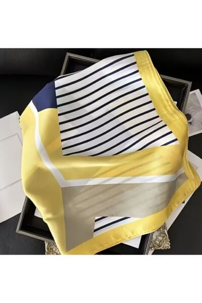 Zarif, Güneşten Koruyan, Rüzgar Geçirmez, Çift Taraf Baskılı, Fular, Eşarp 70x70