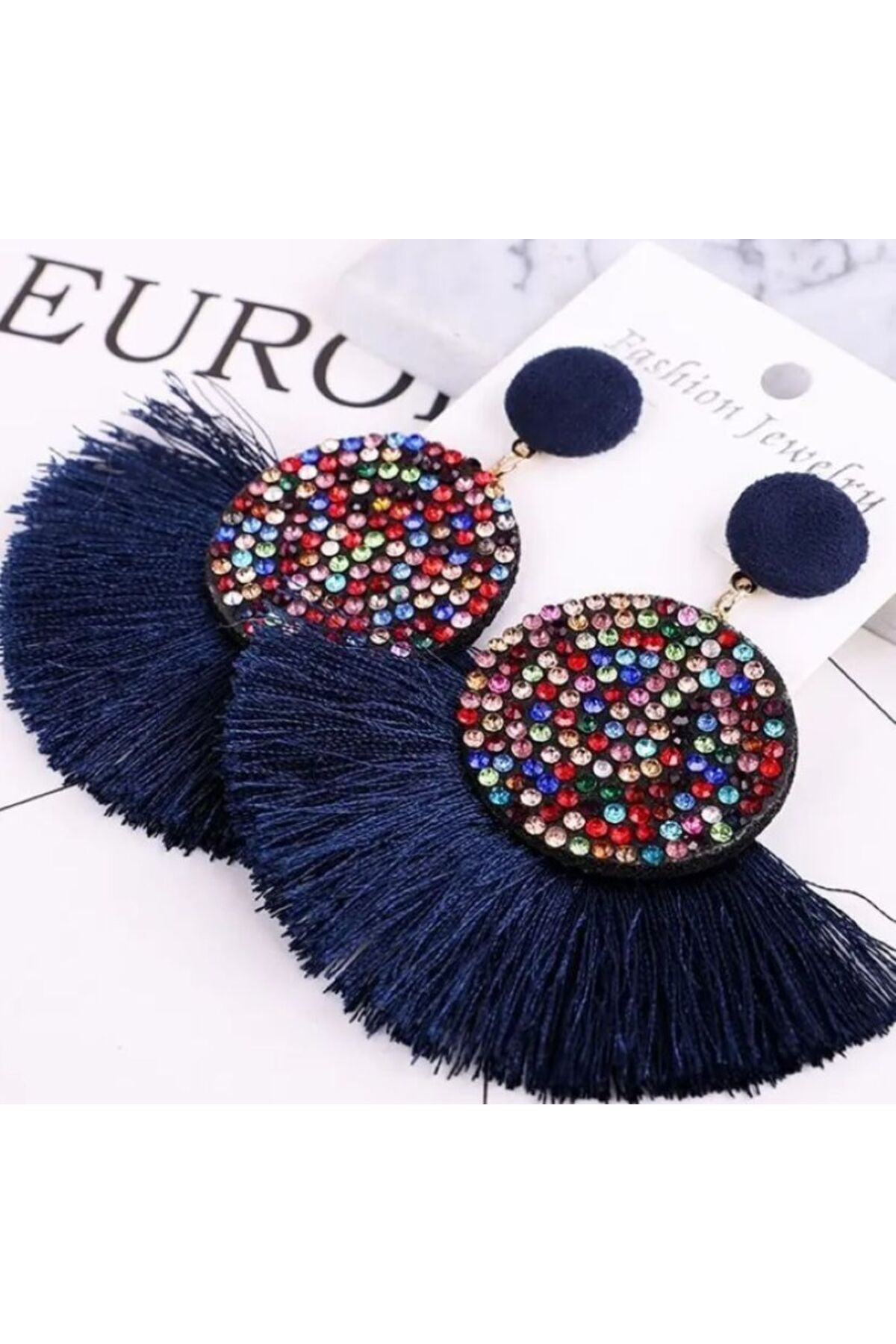 El Yapımı, Bohem, Gümüş Kaplama kulak iğneli, Yaz, Parti Küpe