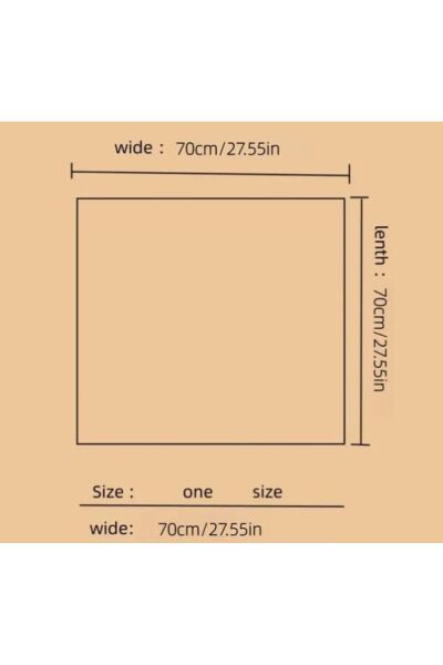 Zambak Desenli, Güneş, Rüzgar Geçirmez, Çift Taraf Baskılı, Şal, Fular, Eşarp 70x70 Lacivert