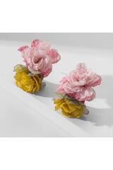 Boho Gül Tasarım Küpe, Plaj, Yaz, Parti-Kulak İğnesi Paslanmaz Çelik