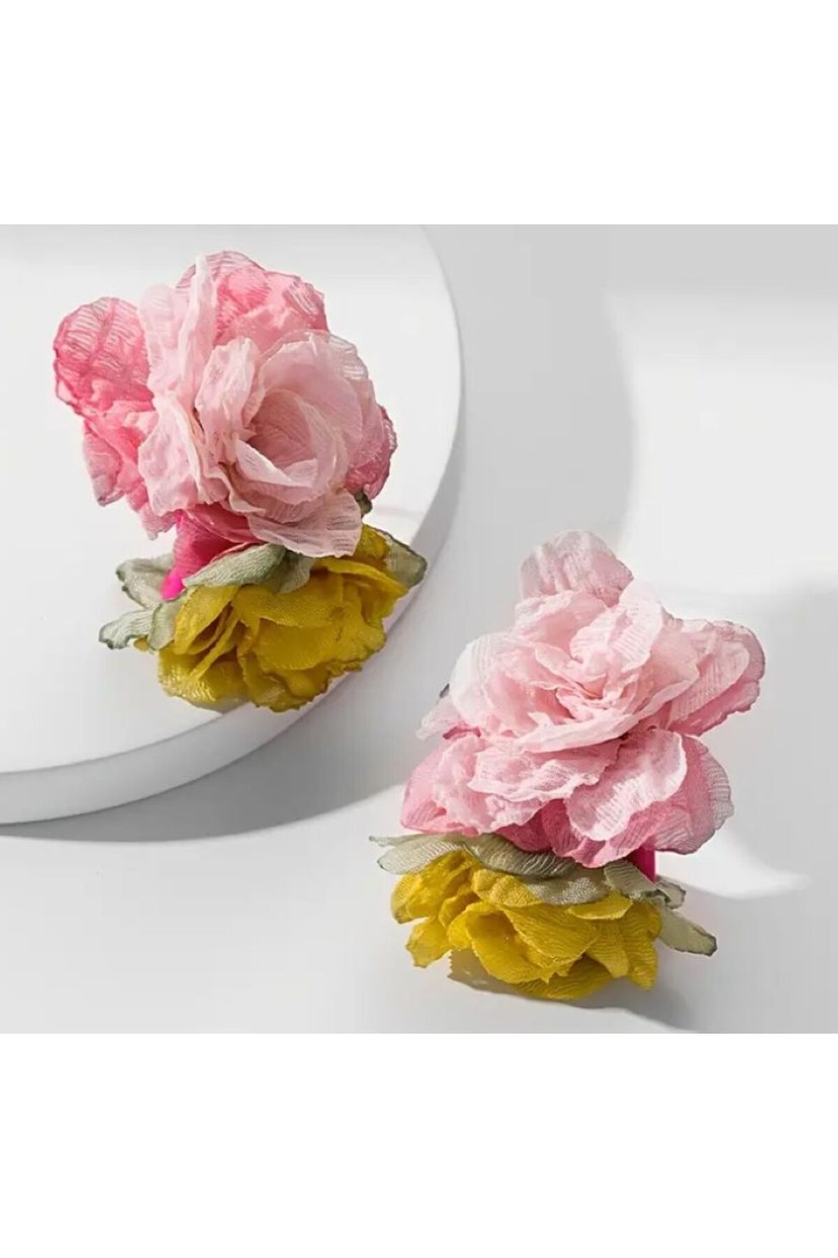 Boho Gül Tasarım Küpe, Plaj, Yaz, Parti-Kulak İğnesi Paslanmaz Çelik