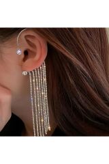 Yapay Elmas Detaylı, Delme Gerektirmeyen, Kulak Kelepçesi