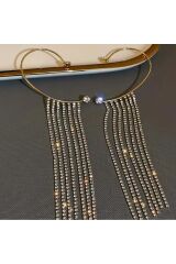 Yapay Elmas Detaylı, Delme Gerektirmeyen, Kulak Kelepçesi